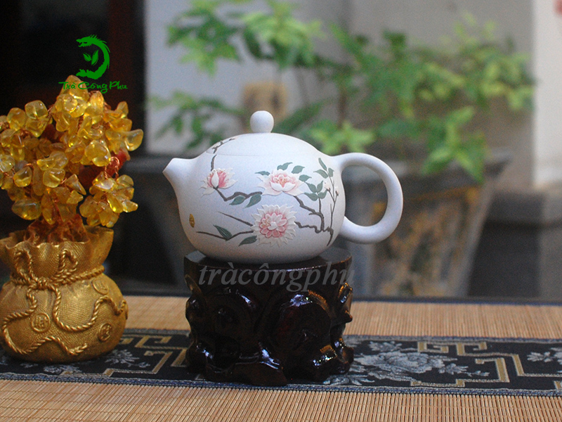 Ấm Tử Sa Mẫu Đơn Tây Thi - ATS1434